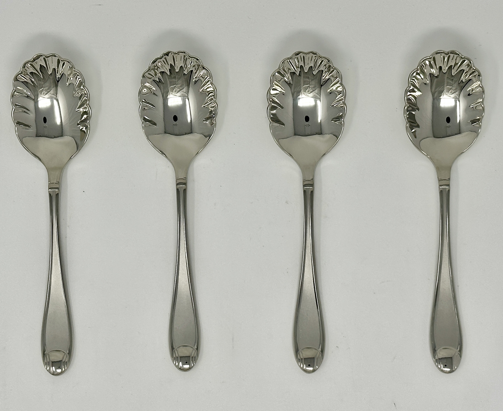 Oneida Satin Garnet Sugar Spoon Quality 18/10 Stainless - Set of 4 gallery