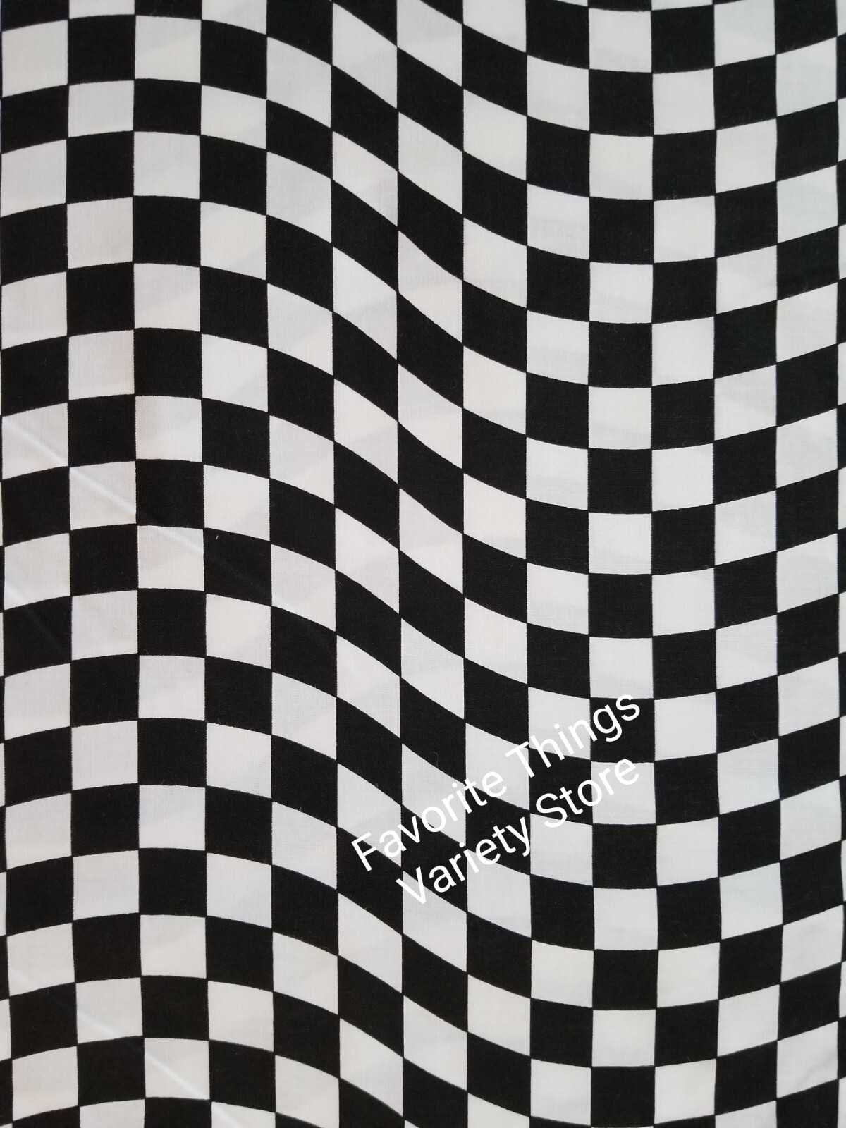 BTY Wavy Checkered Flag Nascar Racing Auto Sports New Cotton Fabric! gallery