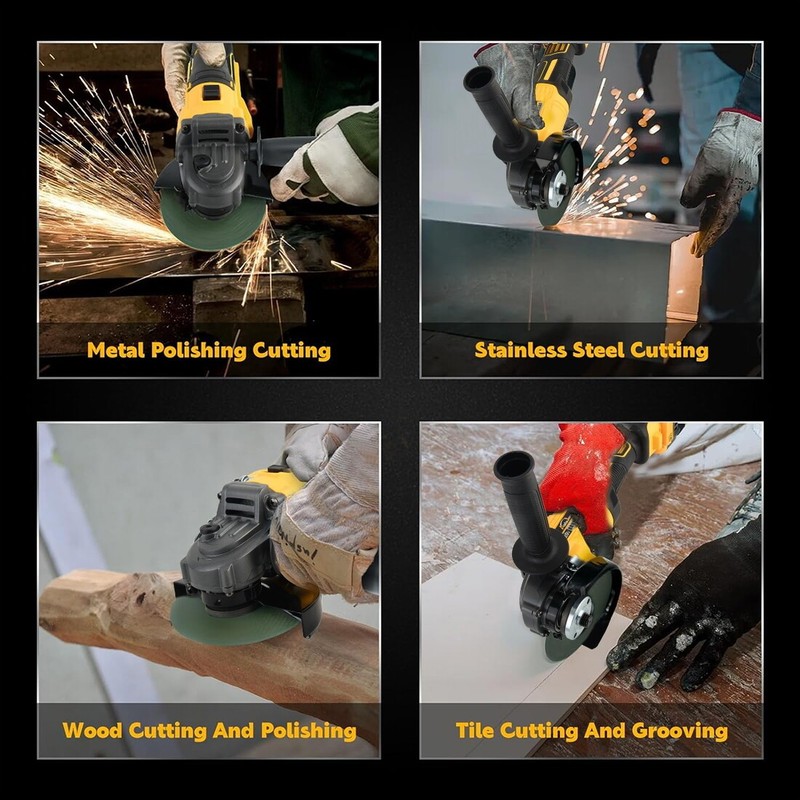 Cordless Angle Grinder Compatible Dewalt 20V MAX Battery 4-1/2" to 5" Brushless gallery