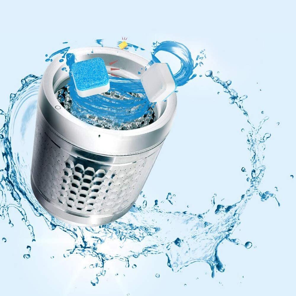 30 Pcs Solid Washing Machine Cleaner, Triple Decontamination Effervescent Clean gallery