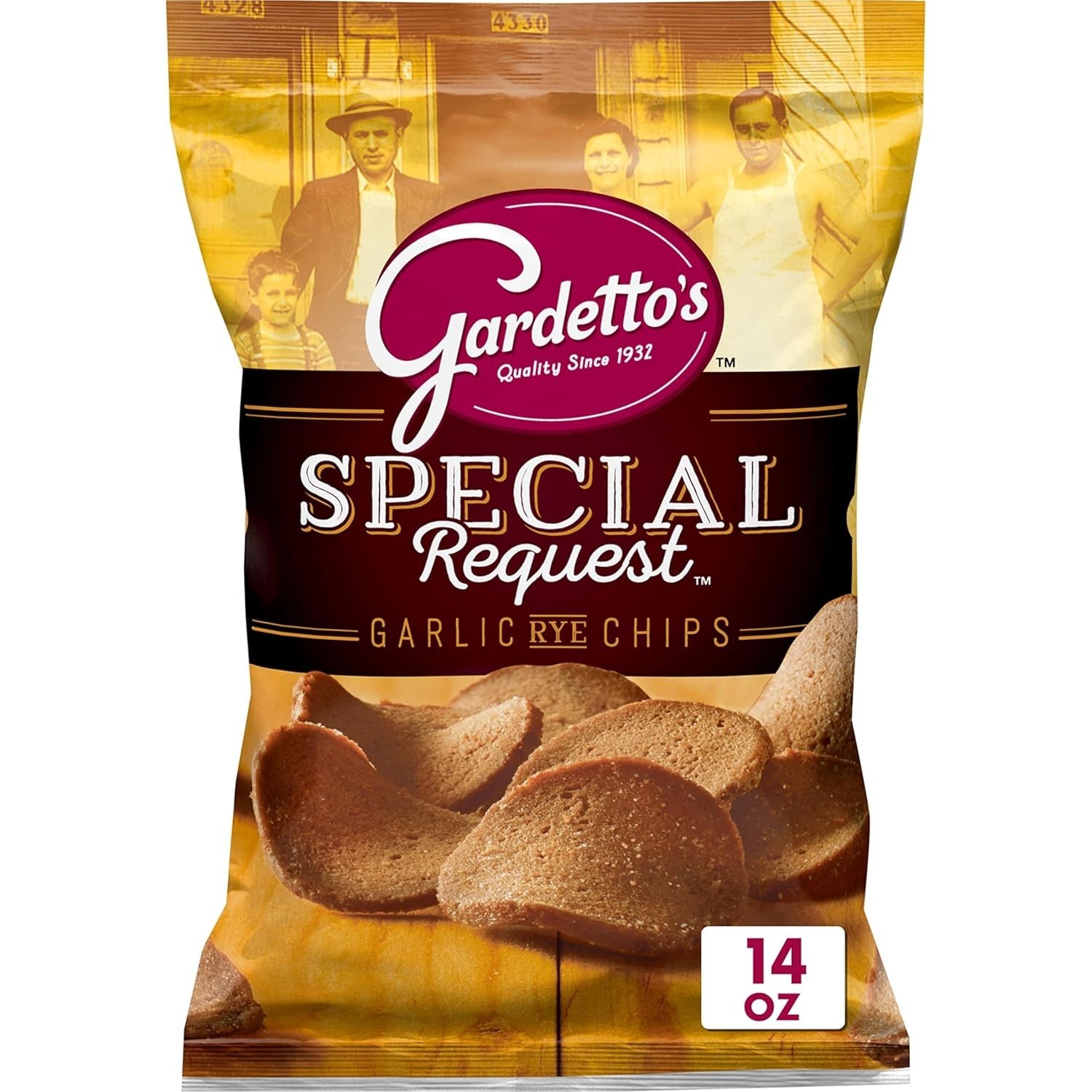 14 oz Special Request Garlic Rye Chips - Perfect Savory Snack for Sharing gallery