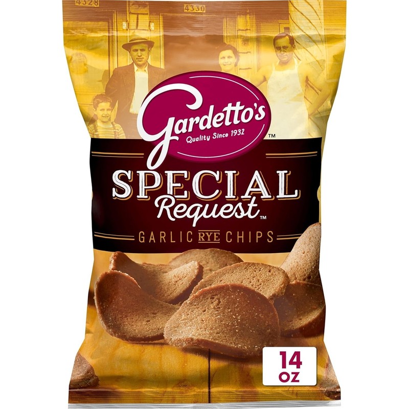 14 oz Special Request Garlic Rye Chips - Perfect Savory Snack for Sharing gallery