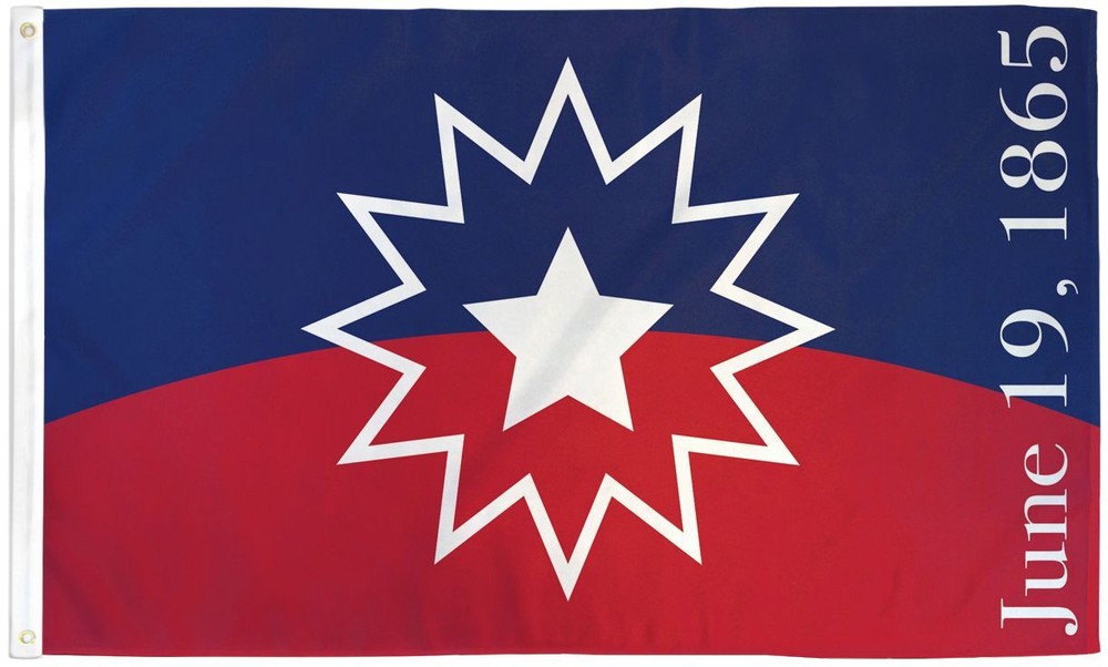 JUNETEENTH 3x5ft Flag polyester banner sign June 19, 1865