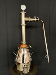 Pot Still – Entry Level 8 gallon 3 inch stainless steel fractionating column