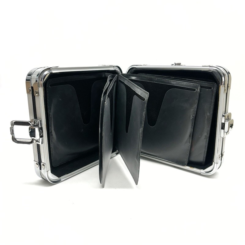 Vaultz Small Locking Hard Shell Lock Box Case No Key No Strap 6.5"x6.5"x2.5" gallery