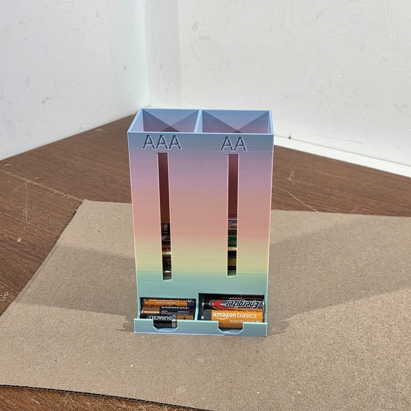 Battery Storage Dispenser Holds 45+ AAA & 30+ AA gallery