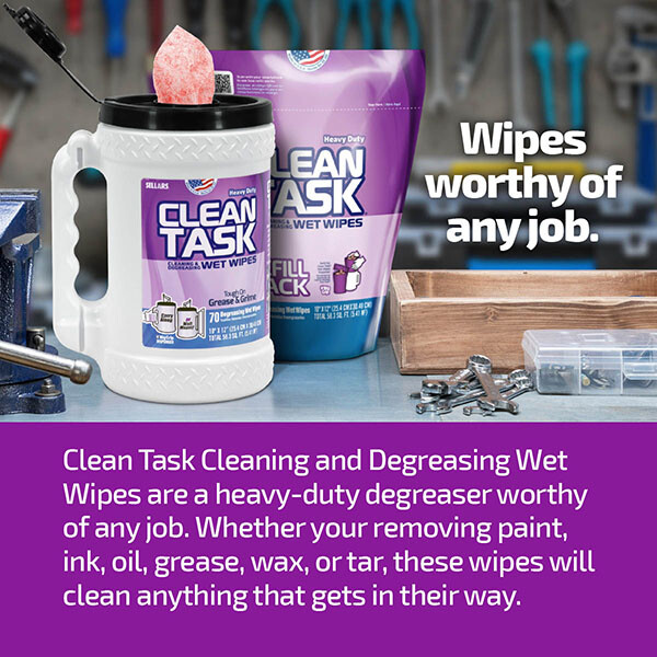 Clean Task Multi Surface Cleaning Wipes Heavy Duty Wet Towel w/ Dispenser 1 ea gallery
