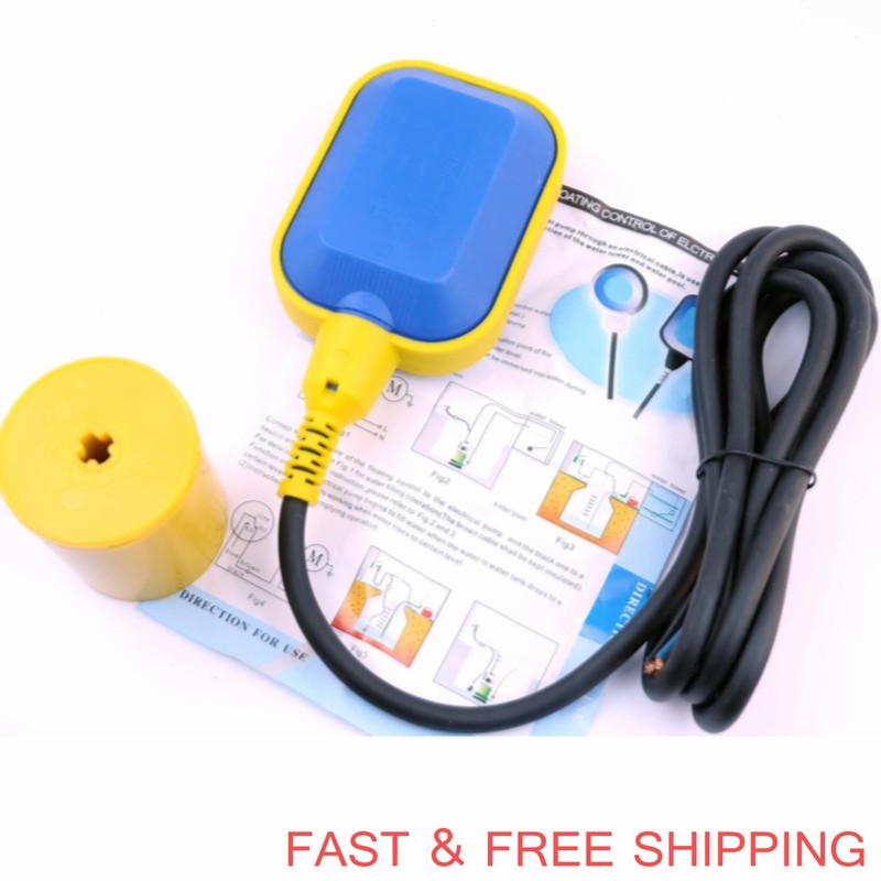 16 ft Float Switch Sensor Water Sump Pump NO/NC Control Pump Switch Sensor gallery