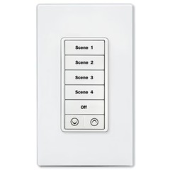 PCS PulseWorx UPB Wall Controller with Load Dimmer, 7 Button, White (KPLD-7-W)