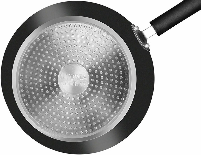 Utopia Kitchen 3 Piece Induction Bottom 8" 9.5" 11 inch Nonstick Frying Pan Set gallery