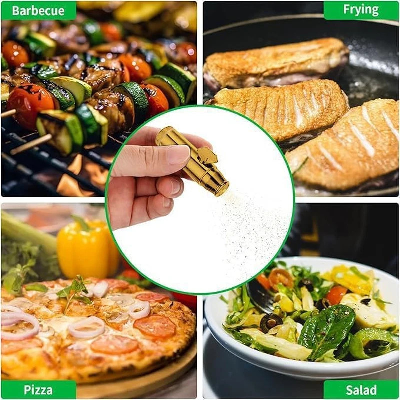 3 Pack Mini Pepper Shaker,Premium Metal Spice Dispenser and Sweetener Portable gallery