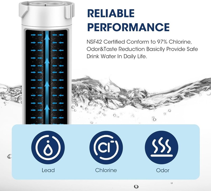 MARRIOTTO XWF Water Filter, Replacement for GE XWF, XWF Genuine Ge Refrigerator gallery