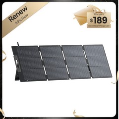 BLUETTI 200W Solar Panel Foldable Off-Grid for Power Station 23.4% Efficiency