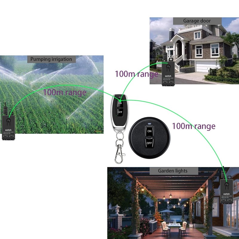 12v Wireless Switch,Mini Remote Control DC5-48V--10A relay gallery