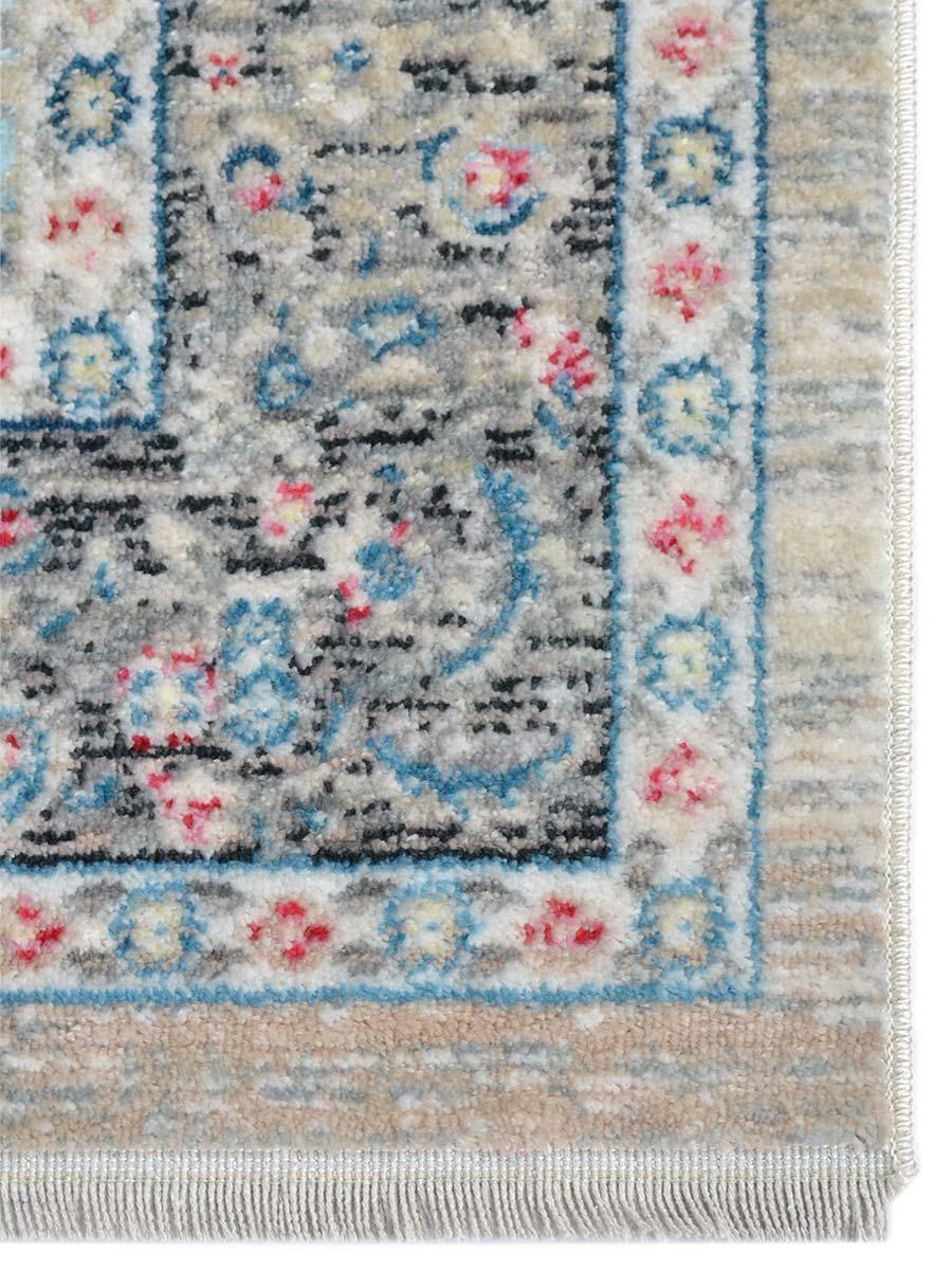Machine Woven Cross Weave Polyester 2'6x9'10 Runner Area Rug Oriental Multicolor gallery
