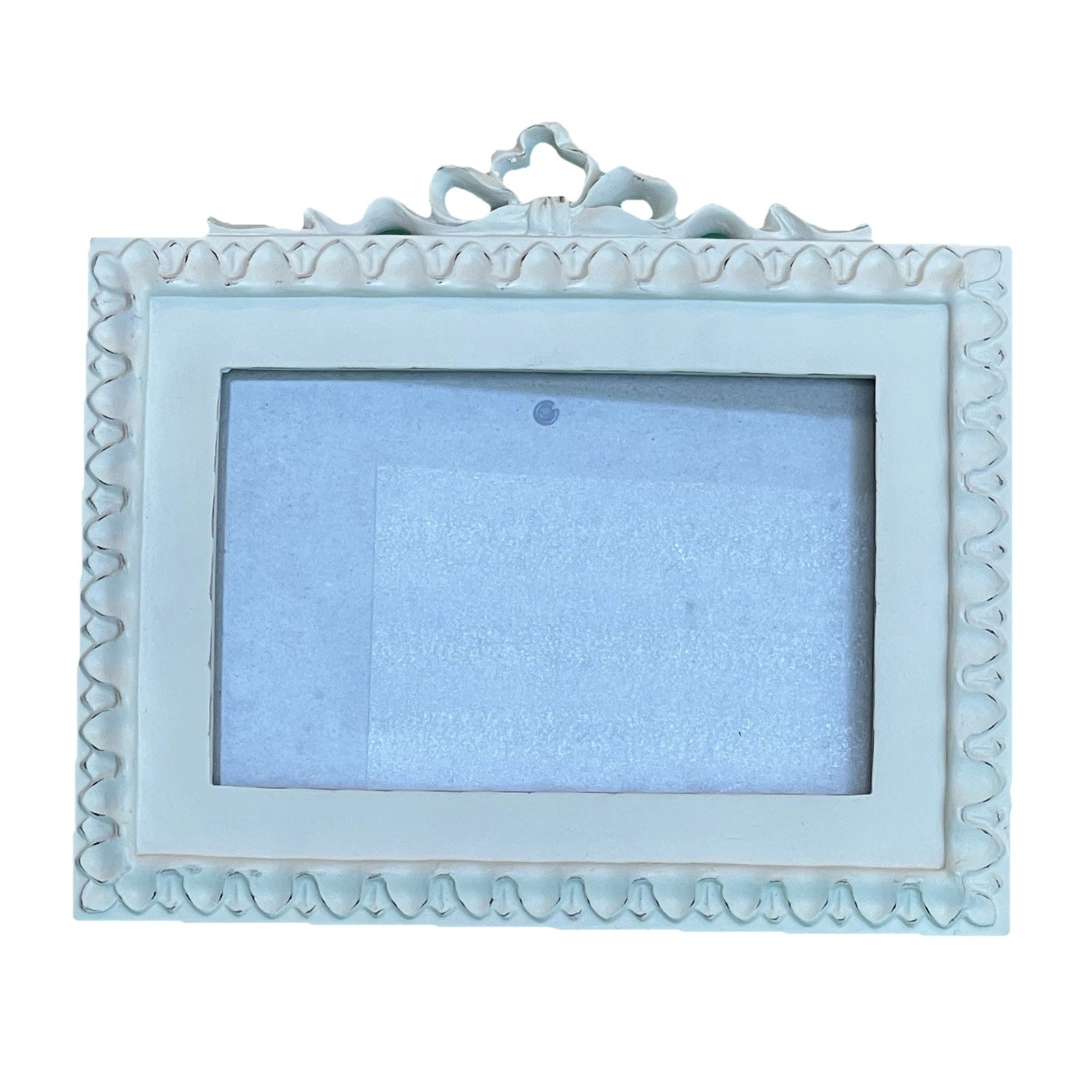 Fetco White Textured Picture Frame Fits 4" x 6" Photo Vertical Or Horizontal gallery