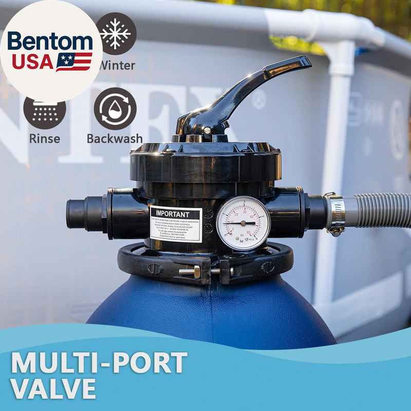High-Flo Sand Filter Pump System 13" Filter Tank 10,000 Gallons for above Ground gallery