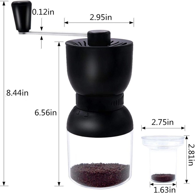 Compact Coffee Bean Grinder with Ceramic Burrs & Easy Fill Design for Fresh Brew gallery