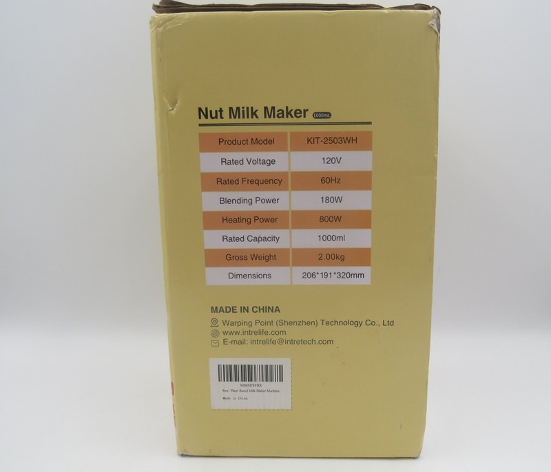 34 oz Nut Milk Maker Machine 8 in 1 Soy Milk Maker with Nut Milk Bag NEW gallery