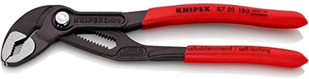 Knipex Cobra 7" Pliers Adjustable Water Pump Plier 8701180 1-1/2 Jaw Capacty New gallery