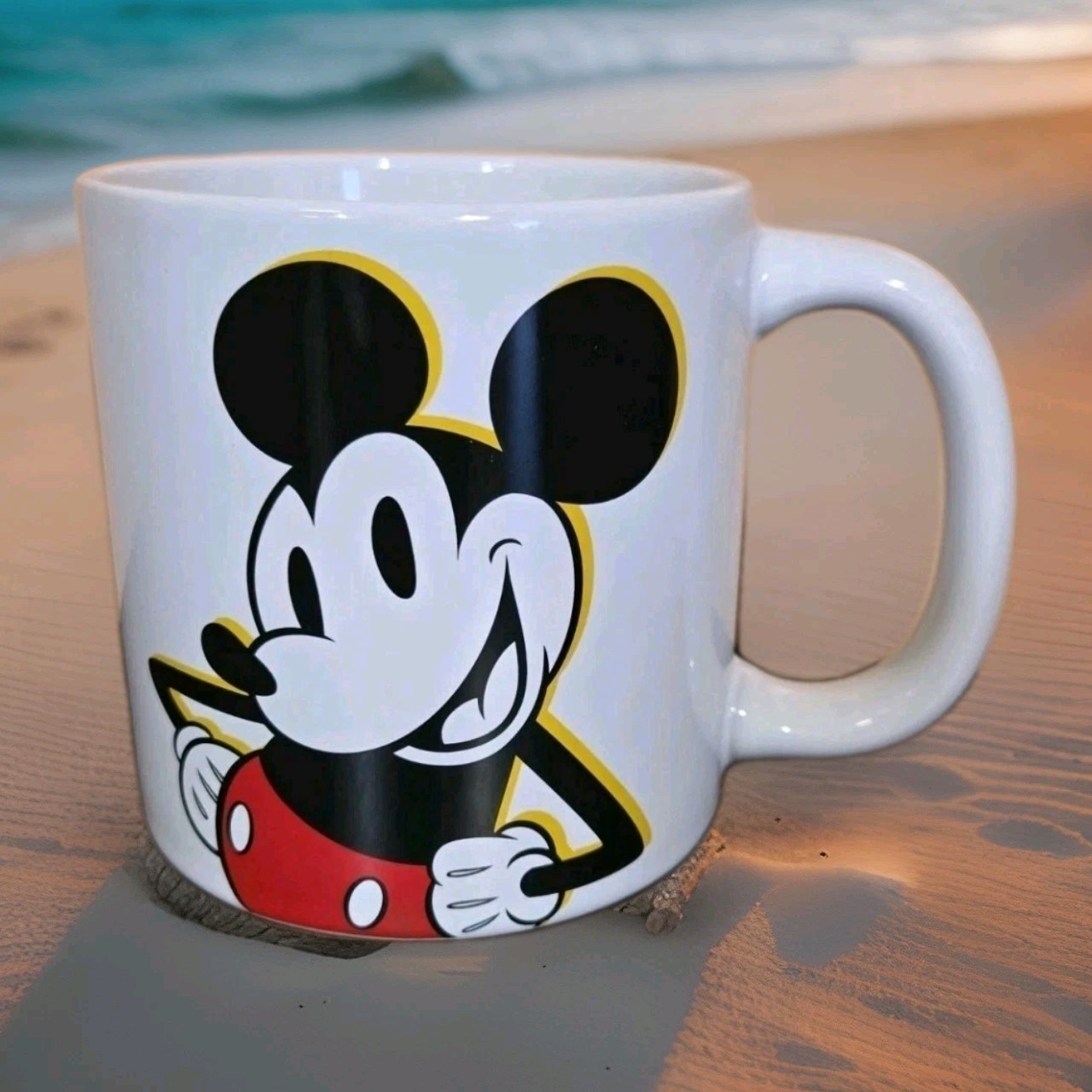 Large 16oz Disney Memories Bioworld Mickey Mouse Collage Coffee Tea Cup Mug gallery