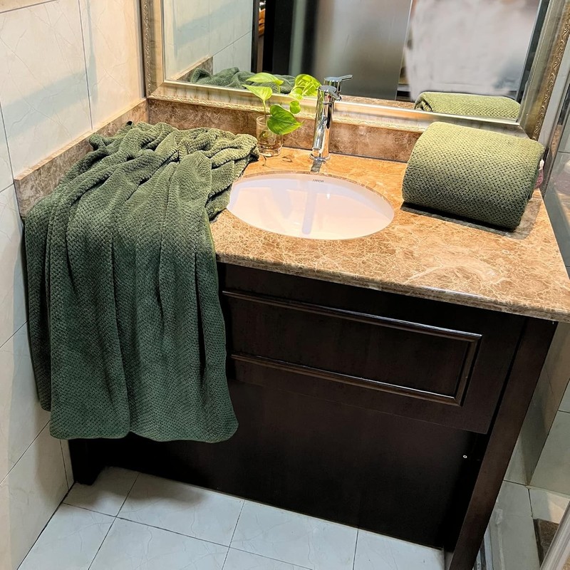 39x78 in Oversized Bath Sheets Extra Large Bath Towels Set of 6 Super Soft NEW gallery