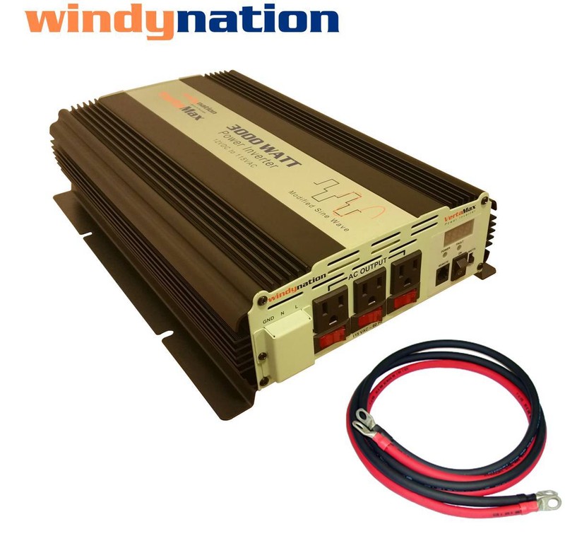 400W 12V MPPT Solar Panel Kit + Power Inverter + AGM Battery RV Boat Off Grid gallery