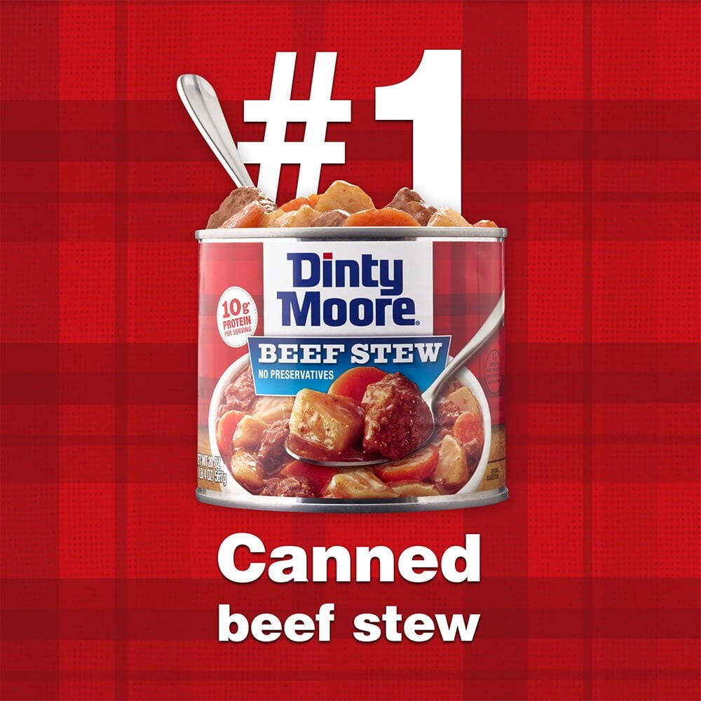 DINTY MOORE Beef Stew, Shelf-Stable, Steel Can 38 oz gallery