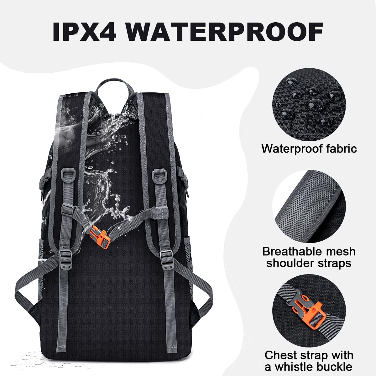 Backpack - Ultra Lightweight Packable Backpack for Travel Camping, Hiking Bac... 4