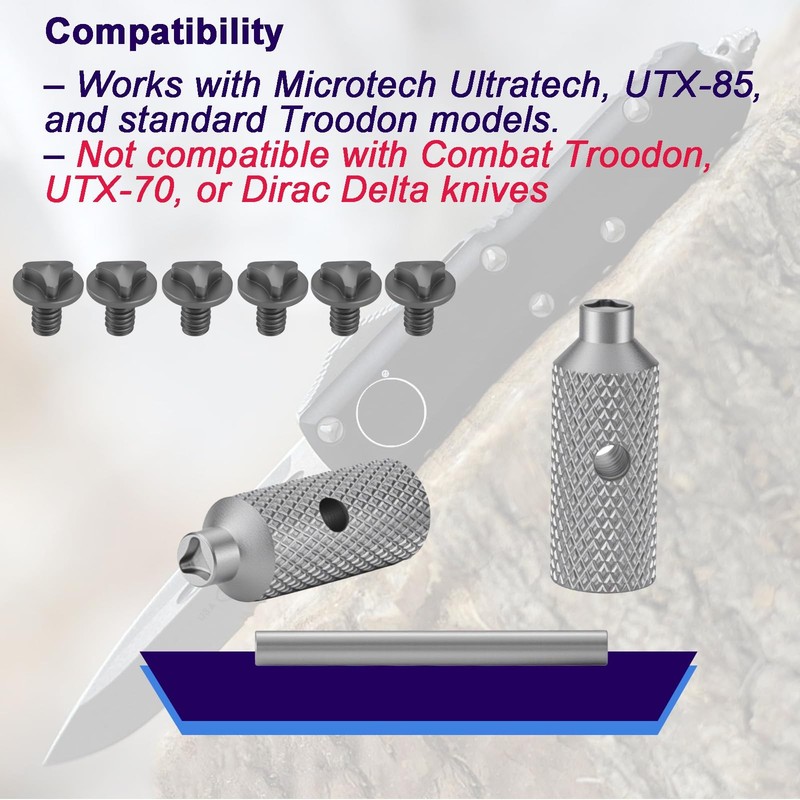 Triangle Screw & Driver Kit Compatible with 4 in x 0.7 in, as shown gallery