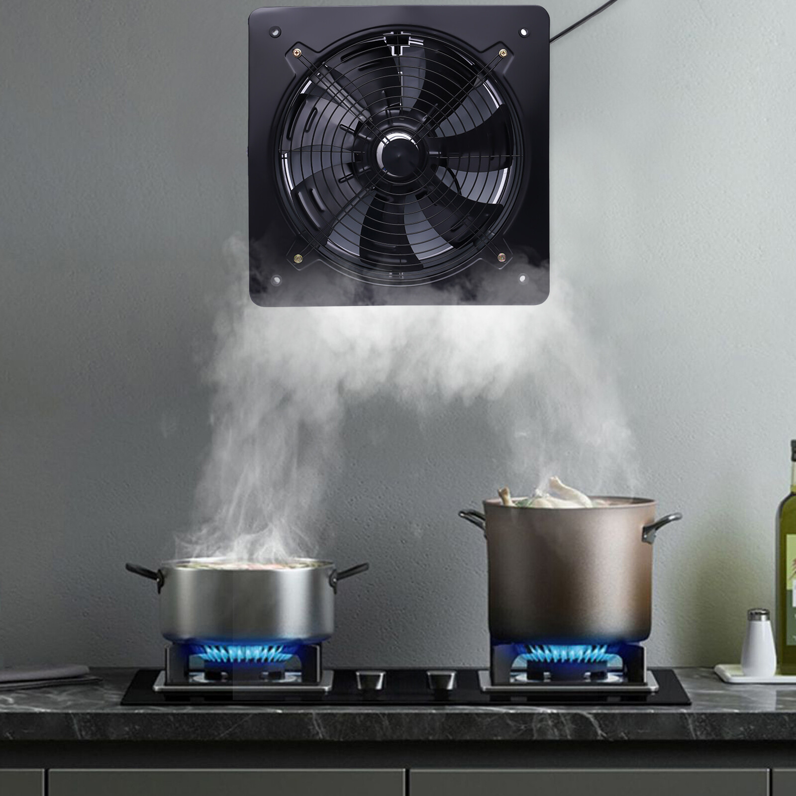 16'' Industrial Fan Ventilation Extractor Axial Air Blower Fan gallery