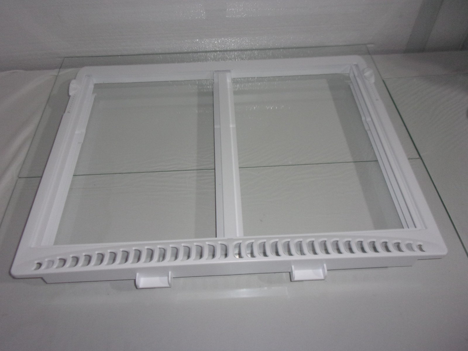 For Electrolux Frigidaire Refrigerator Crisper Shelf Frame 240364790 AP4393266 gallery