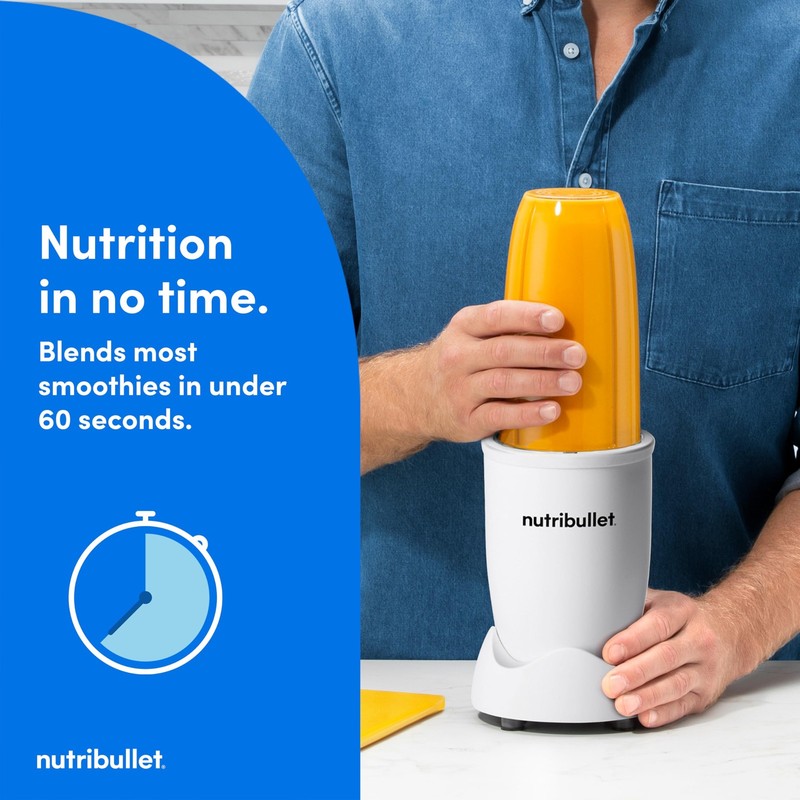 nutribullet® Pro Nutrient Extractor, 900W, Matte White gallery