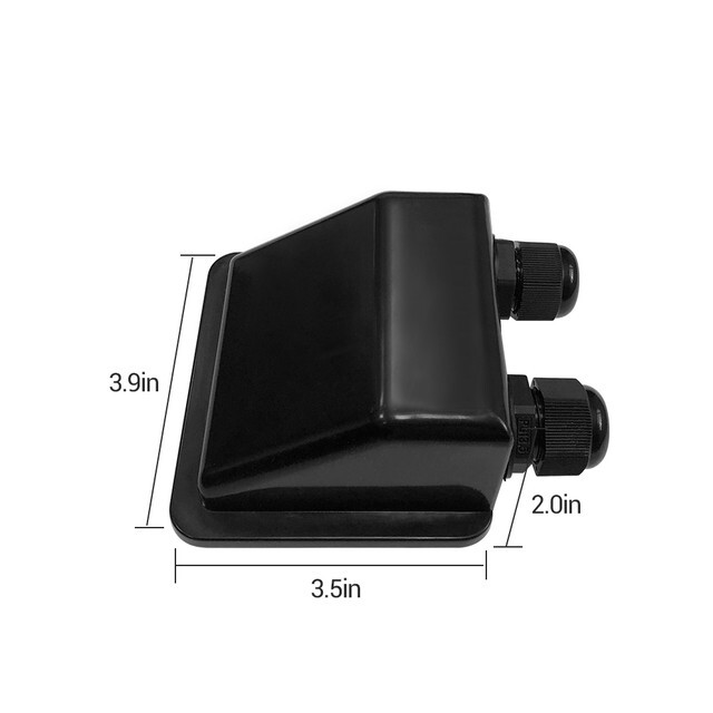 Renogy Solar Panel Cable Entry Gland Housing Mount for RV Boats Caravans Marine gallery
