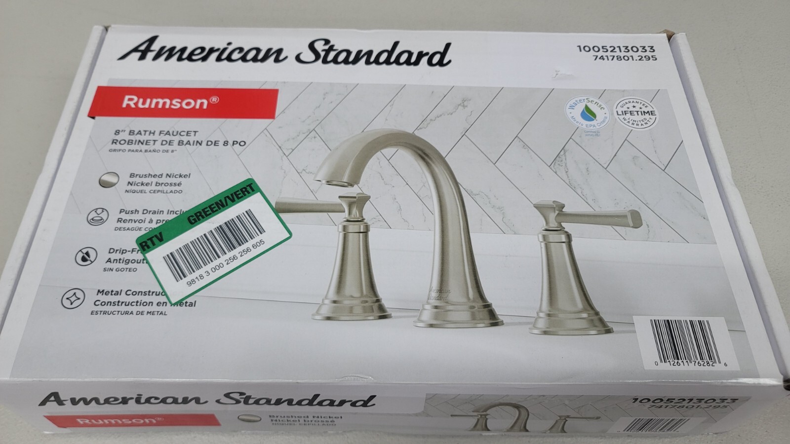 American Standard Rumson 8" 2-Handle Widespread Bathroom Faucet - Brushed Nickel gallery