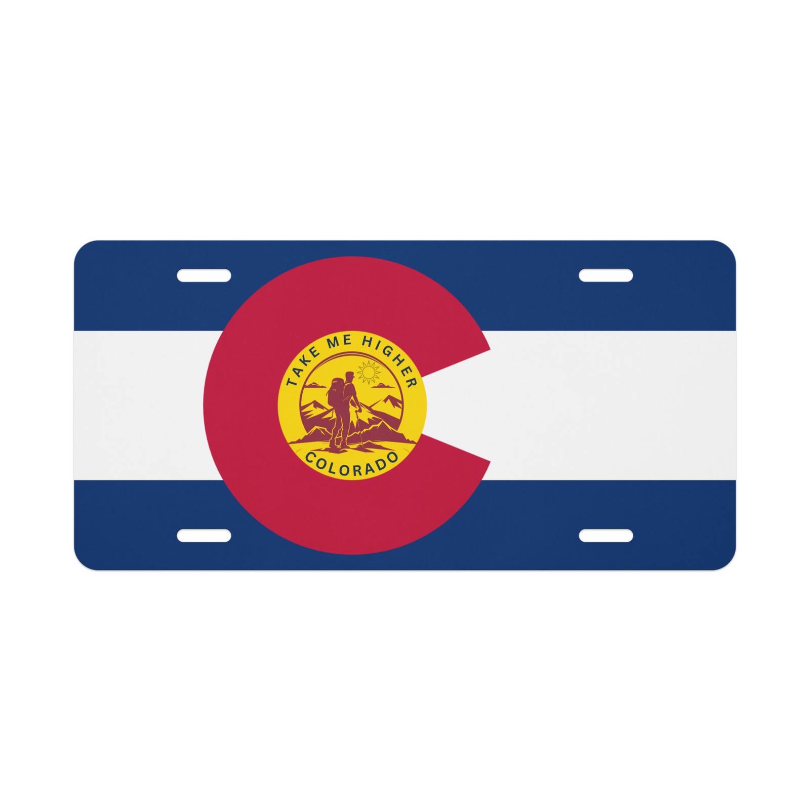 Vanity license plate | Colorado State Flag | Take me Higher gallery