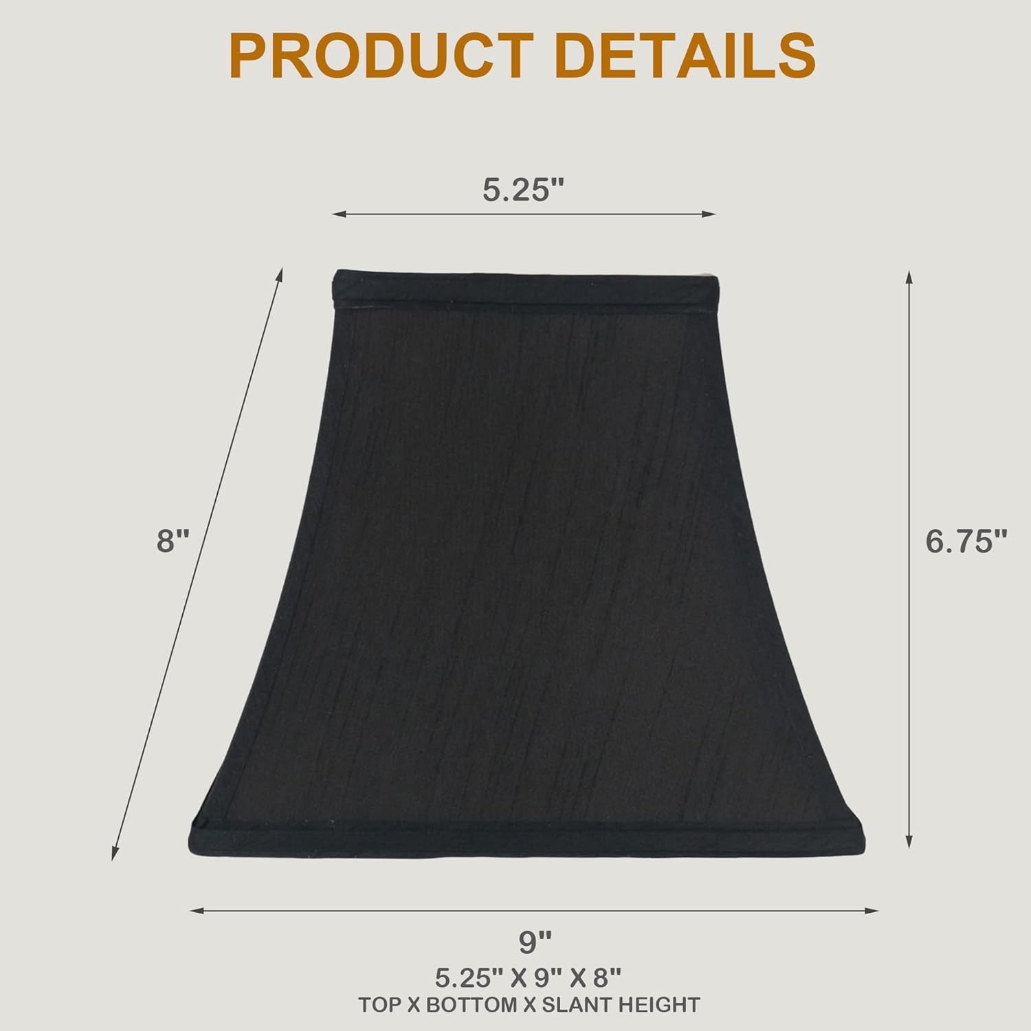 1/2PCS 5.25"x9"x8" Small Lamp Shade for Table Floor Lamps Replacement,Room Decor gallery
