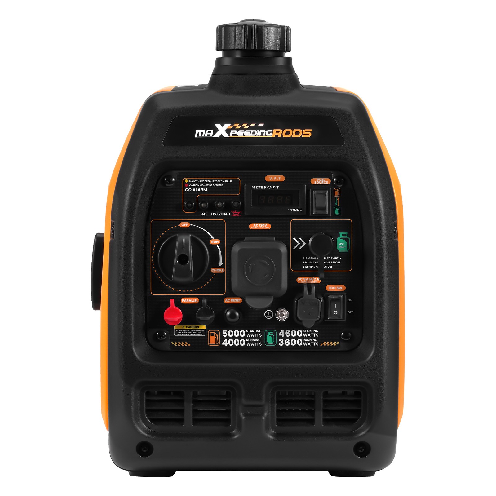 58dB Quiet Dual Fuel Generator 3600W Propane – ECO Mode for Outdoor Parties gallery