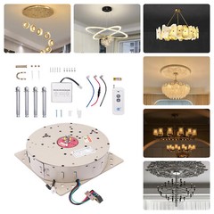 Chandelier Hoist Lifter System Electric Motor Remote Villas Pendant Light Lifter