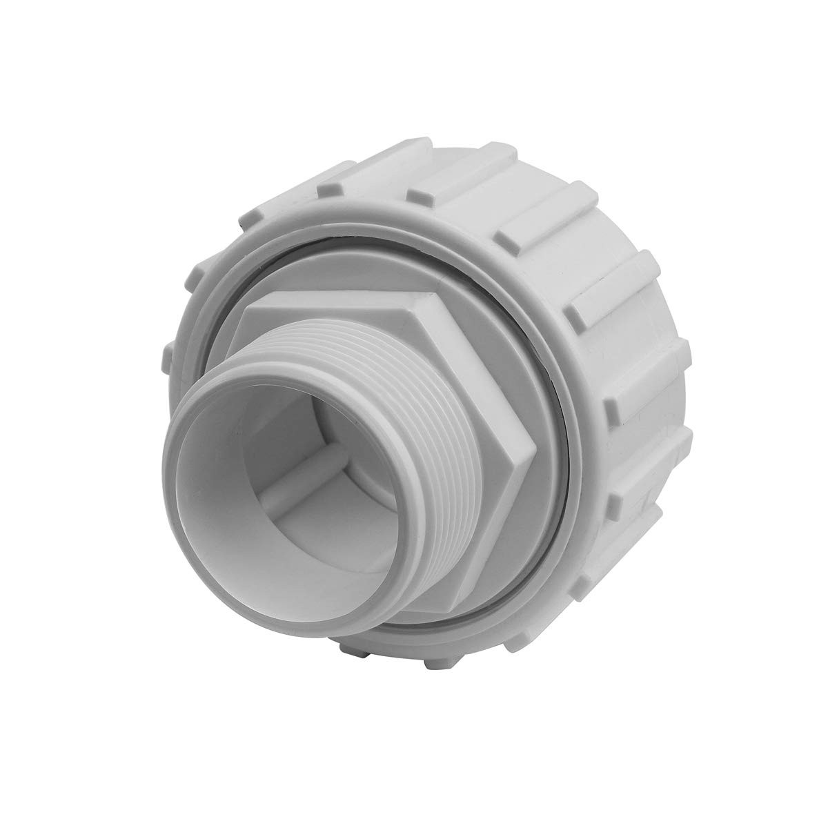 XtremepowerUS 2pc 1.5" PVC Slip Union Socket Joint Adapter Fitting Pool Pump gallery