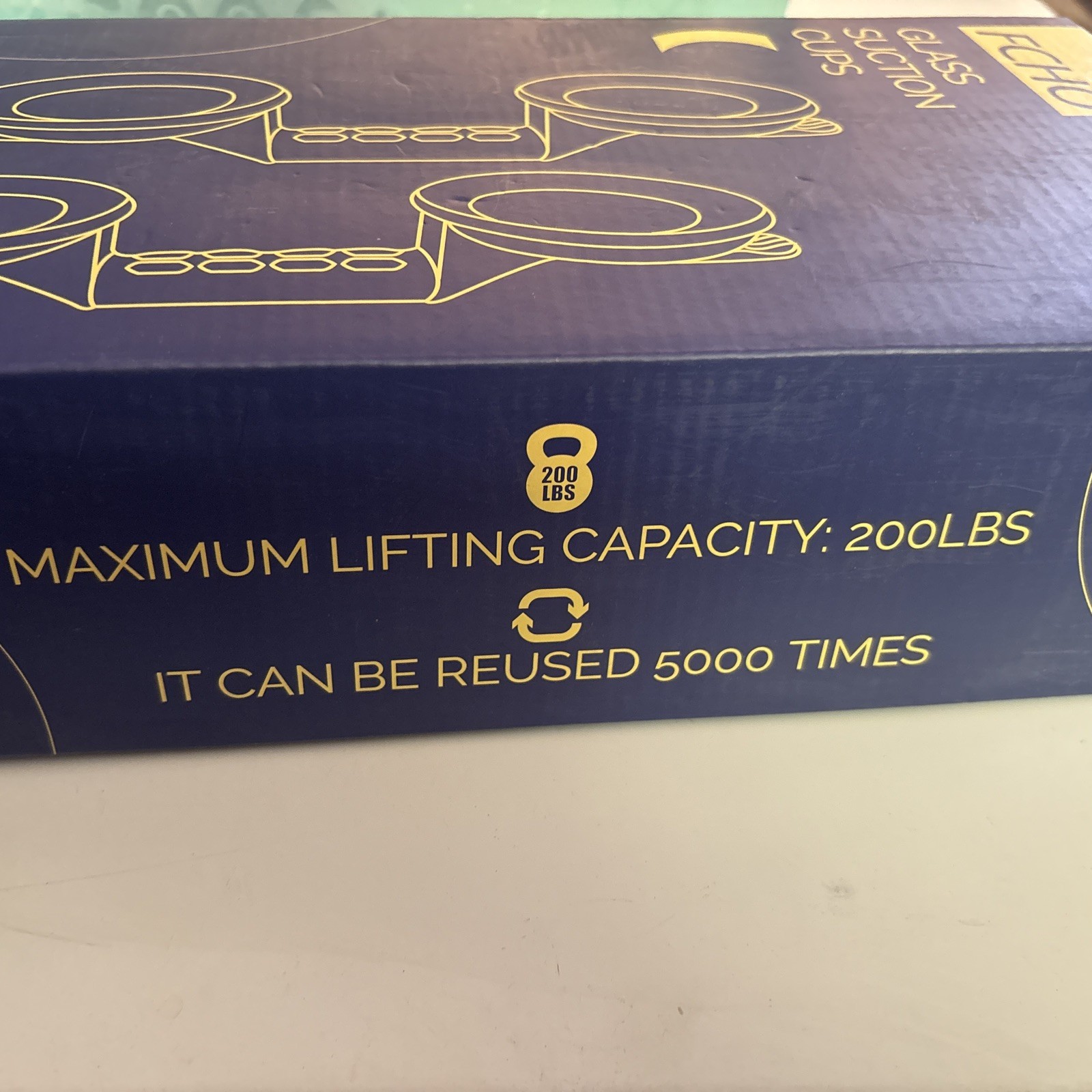 FCHO Glass Suction Cups 200 Pound Capacity New In Box 2 Pack gallery
