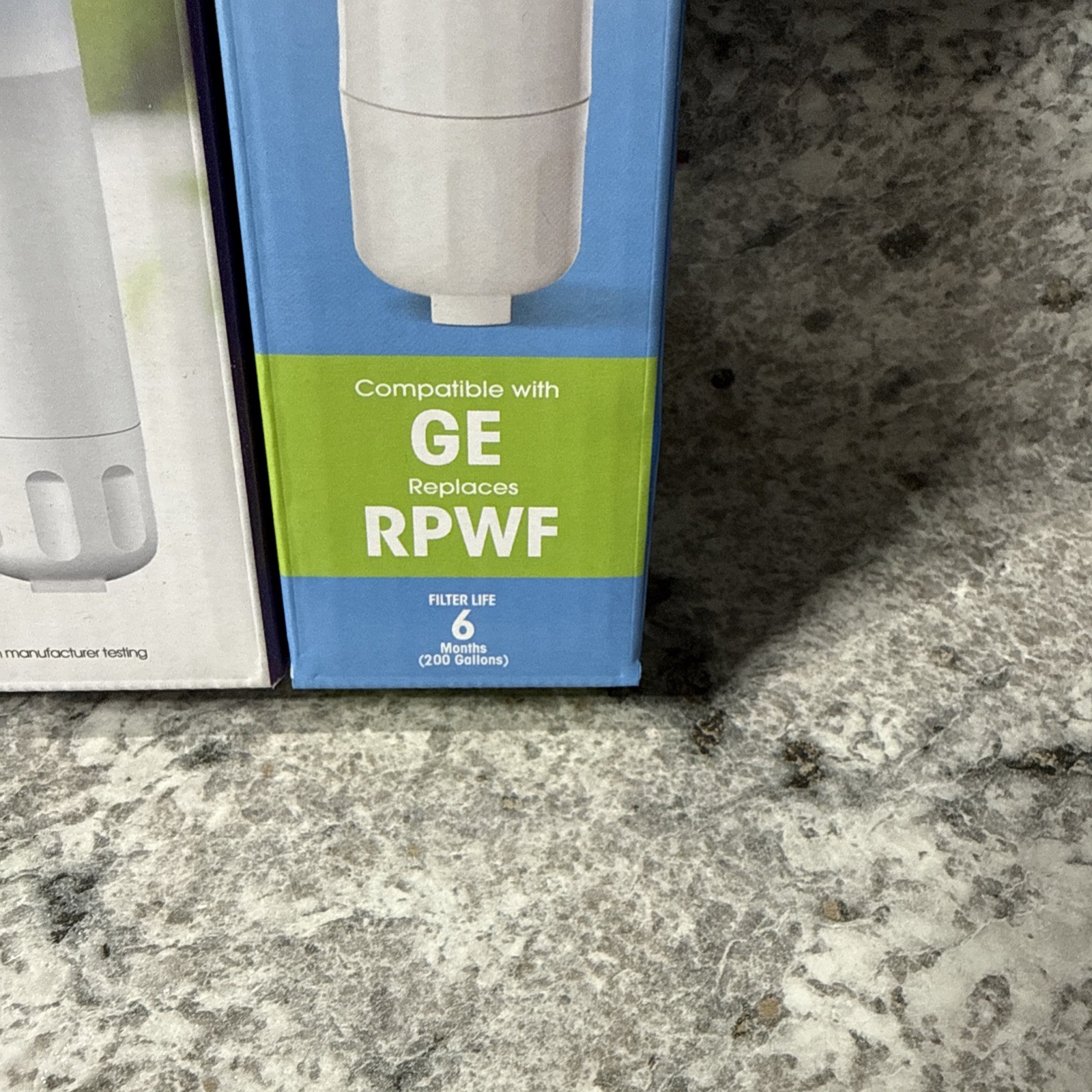 Ge Model RPWF 6months 200 gal (4) Great Value Refrigerator Water Filter Replaces gallery