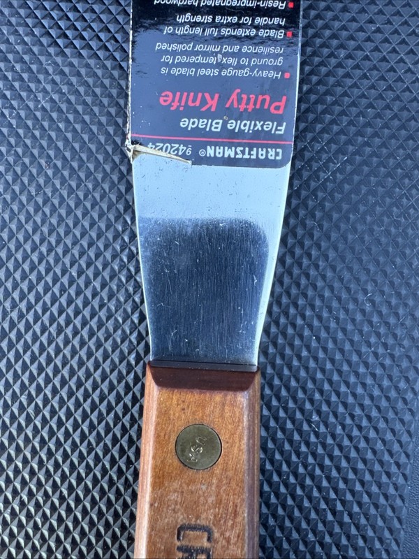 Sears Craftsman USA Flexible Blade Putty Knife 42024 Rosewood Sexy 1.25” gallery