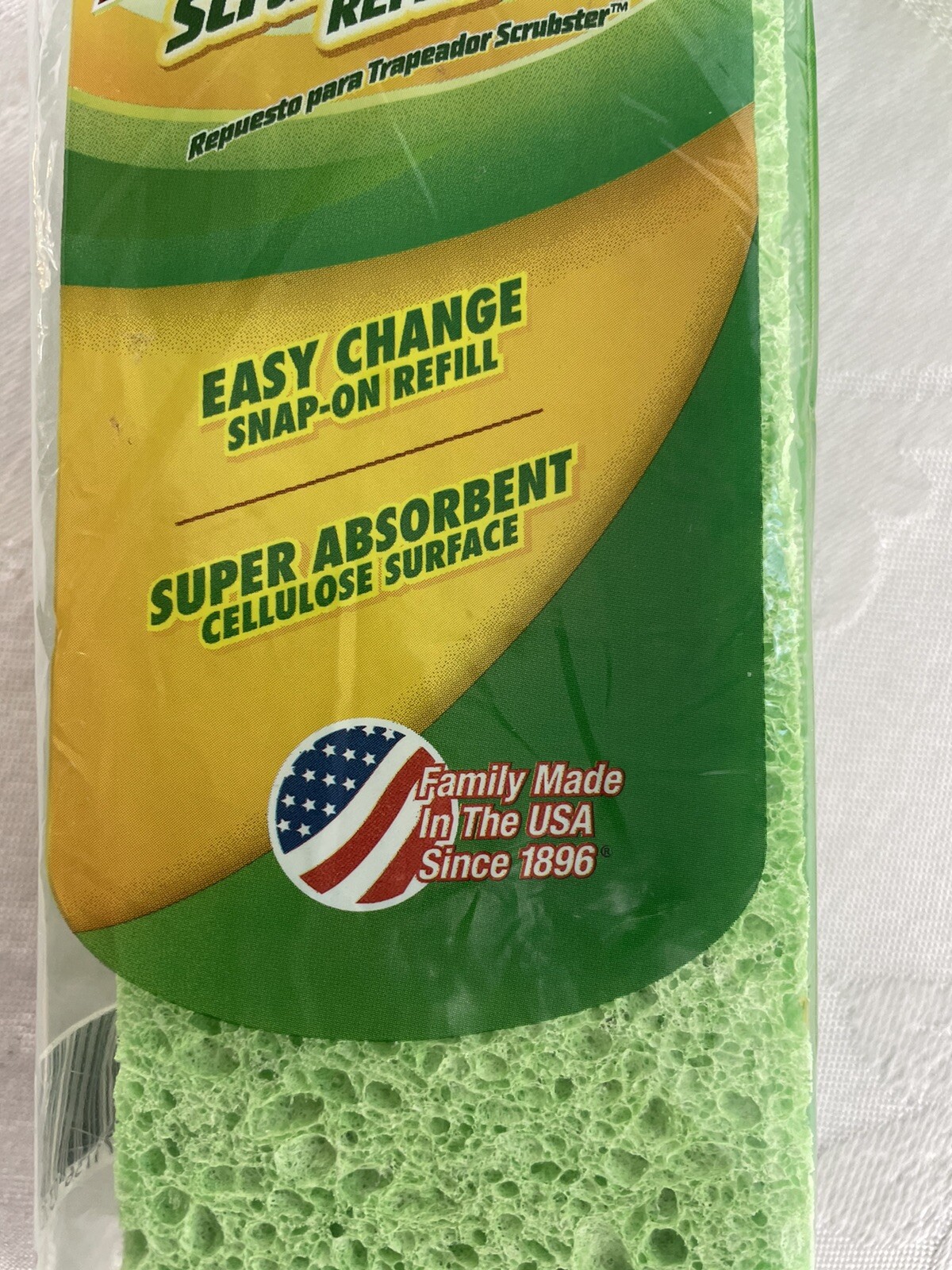 Libman Scrubster Mop Refill Easy Change Snap-On Absorbent 03105 Lot of 2 NEW gallery