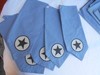 WESTERN KITCHEN NAPKINS-TEXAS STAR 100% COTTON-10 NAPKINS RODEO BLUE USA gallery
