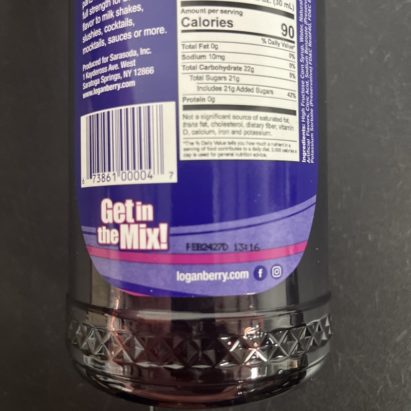 Crystal Beach Loganberry Syrup gallery