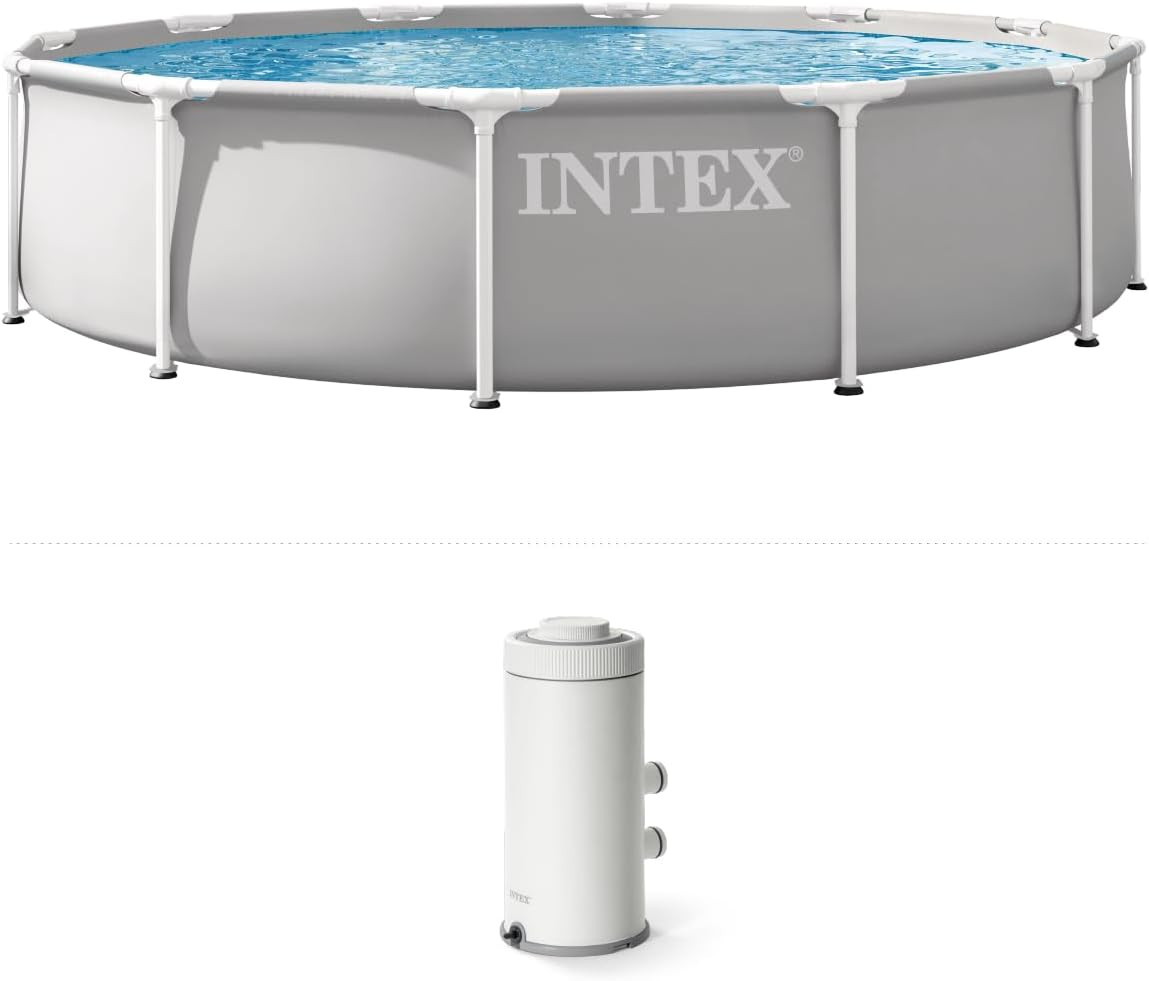 Intex 12ft x 30in Prism Frame Above Ground Pool Set w. Filter Pump (26711EP) gallery