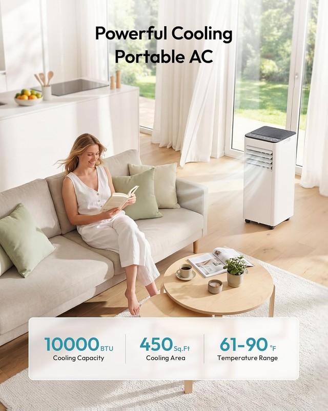 Dependable 10,000 BTU Portable Air Conditioner - Efficient Comfort for Any Room gallery