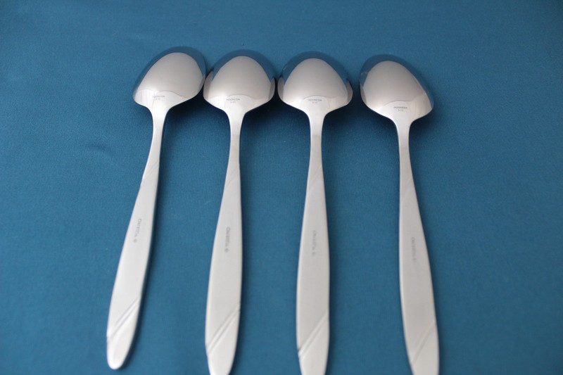 Oneida RISOTTO Place Oval Soup Spoons (Set of 4) Indonesia NEW 6 7/8" gallery