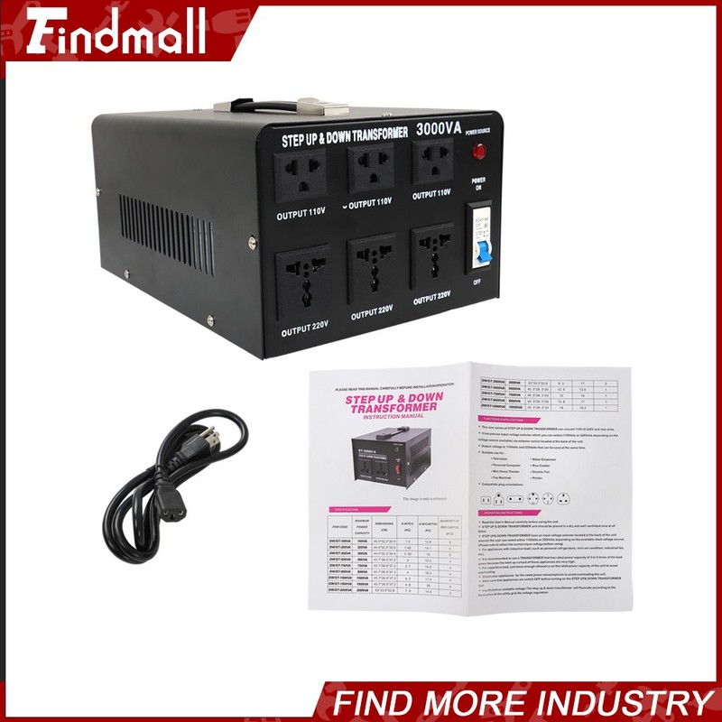 3000W Voltage Converter Transformer Step Up/Down 110V-120V to/From 220-240V gallery